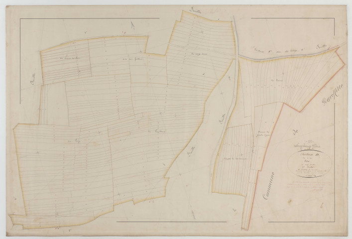 LONGCHAMPS - Section D de la Côte feuille 02