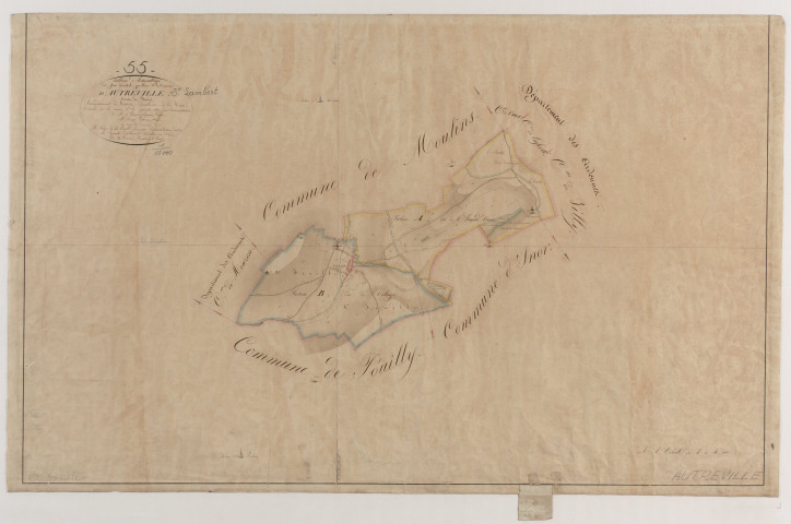 AUTREVILLE - Tableau d'assemblage - feuille 01