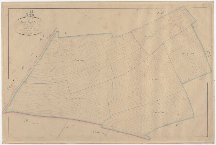 FORGES - Section B - devant Régnéville - feuille 07