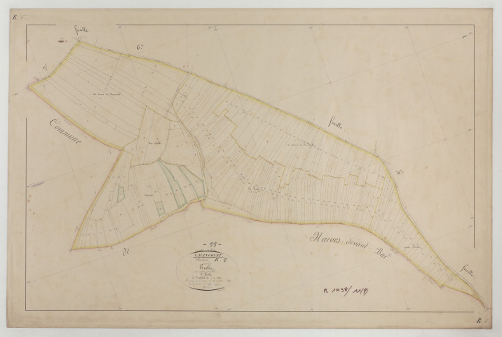 VAVINCOURT - Section B de la Hoche feuille 05