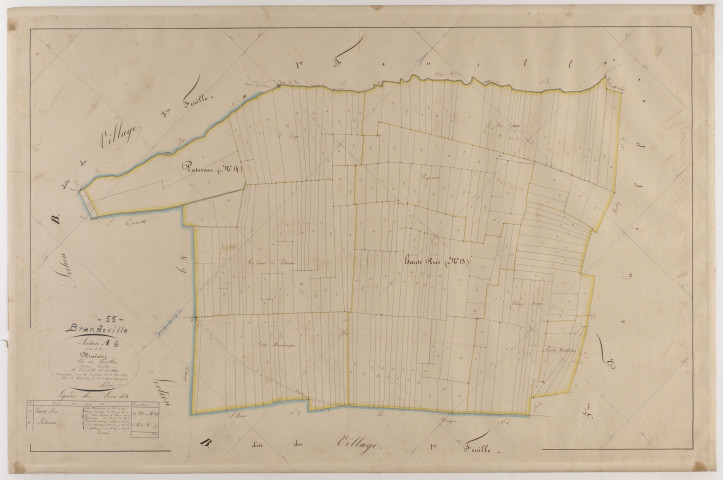 BRANDEVILLE - Section A - de la Prairie - feuille 06