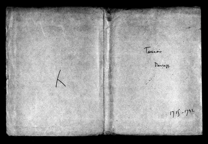 Mariages (1715-1742)