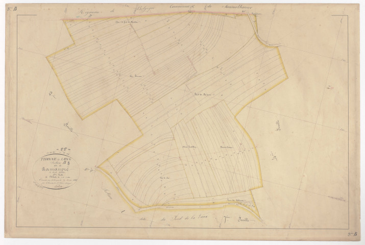 THONNE-LA-LONG - Section B - de Ramanpré - feuille 03