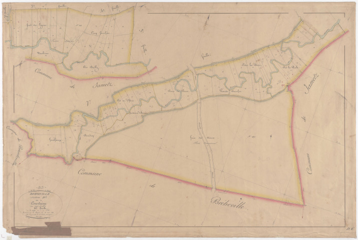 REMOIVILLE - Section D - de Courtaine - feuille 06