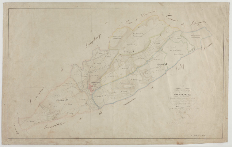 PIERREFITTE - Tableau d'assemblage feuille 01